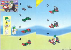 كتيب ليغو set 3056 Town سيارة سباق صغيرة