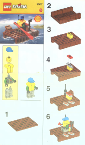 Priročnik Lego set 2537 Town Splav