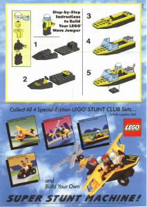 Handleiding Lego set 1562 Town Speedboot