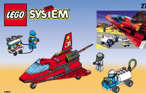 Handleiding Lego set 2774 Town Stuntvliegtuig