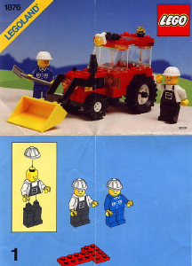 Bedienungsanleitung Lego set 1876 Town Soil scooper
