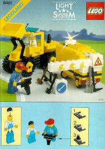 Handleiding Lego set 6481 Town Bouwvakkers