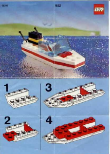 Handleiding Lego set 1632 Town Speedboot