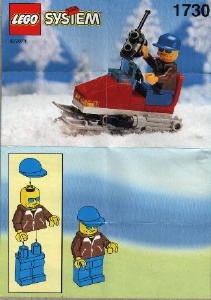 Bedienungsanleitung Lego set 1730 Town Schneemobil