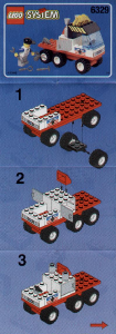 Manual Lego set 6329 Town Truck stop