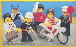 Manual Lego set 6301 Town Minifigures