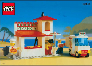 Bedienungsanleitung Lego set 10036 Town Pizza zum Mitnehmen