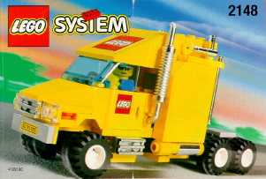 Handleiding Lego set 2148 Town Lego vrachtwagen