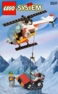 Bedienungsanleitung Lego set 2531 Town Rettungshubschrauber