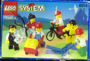 Bedienungsanleitung Lego set 6314 Town Stadtmenschen