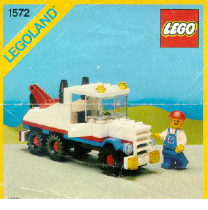 Handleiding Lego set 1572 Town Takelwagen