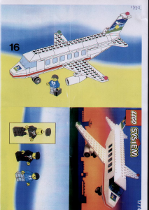 Priročnik Lego set 1774 Town Letala