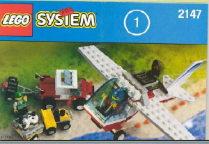 Handleiding Lego set 2147 Town Sportvliegtuig