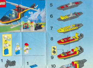 Manual Lego set 1475 Town Airport security squad