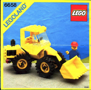 Manual de uso Lego set 6658 Town Excavadora
