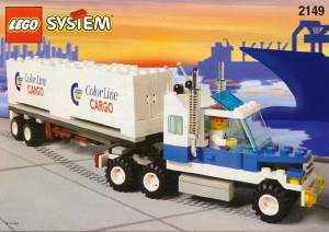 Bedienungsanleitung Lego set 2149 Town Color Line Cargo Lorry Lastwagen