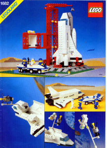 Handleiding Lego set 1682 Town Space shuttle lancering