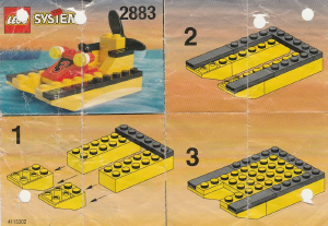 كتيب ليغو set 2883 Town قارب