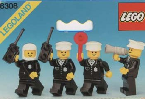 Manuale Lego set 6308 Town Poliziotti