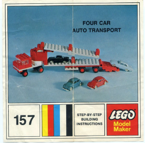 Bedienungsanleitung Lego set 1573 Town Autotransporter