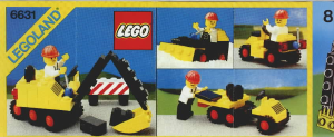 Bedienungsanleitung Lego set 6631 Town Bagger