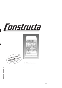 Bedienungsanleitung Constructa CG345S2 Geschirrspüler