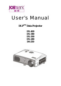 Manual Jolimark DX-380 Projector