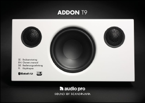 Handleiding Audio Pro Addon T9 Luidspreker