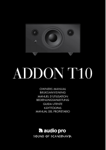 Handleiding Audio Pro Addon T10 Luidspreker