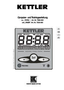 Instrukcja Kettler Royal Rower treningowy