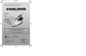 Handleiding Black and Decker D5501 Strijkijzer