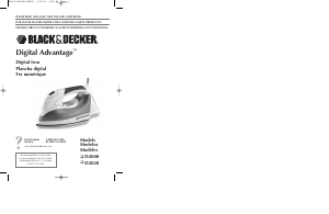 Manual de uso Black and Decker D2020 Plancha