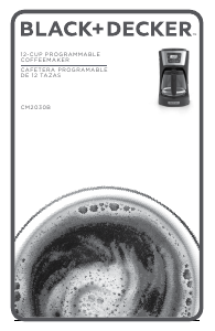 Manual de uso Black and Decker CM2030B Máquina de café