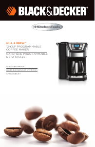 Mode d’emploi Black and Decker CM5000BCKT Cafetière