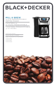 Manual Black and Decker CM5000BD Coffee Machine