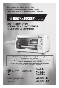 Handleiding Black and Decker CTO6120 Oven