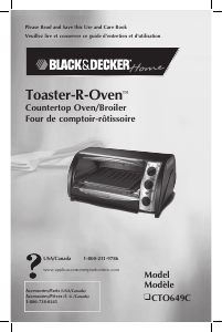 Handleiding Black and Decker CTO649C Oven