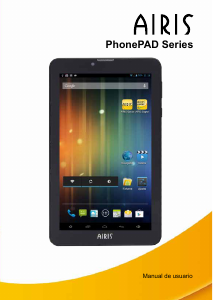 Manual de uso Airis TAB7AG PhonePAD 7AG Tablet