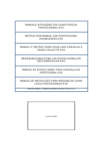 Manuale GGM Gastro GS320PM Lavastoviglie