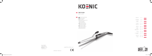 Manual de uso Koenic KHC 502 P Moldeador