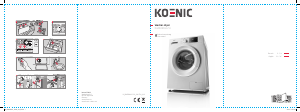 Manual Koenic KWDR 84612 A Washer-Dryer