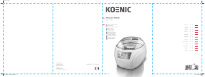 Manuale Koenic KUC 2221 Lavatrice a ultrasuoni