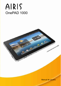 Manual de uso Airis TAB10 OnePAD 1000 Tablet