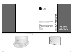 Manual LG AN110W-JD Projector