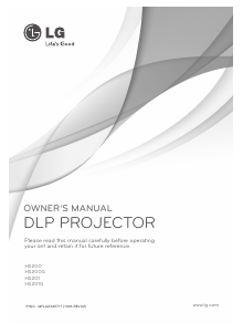 Manual LG HS201 Projector