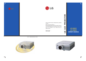 Manual LG LP-XG22 Projector