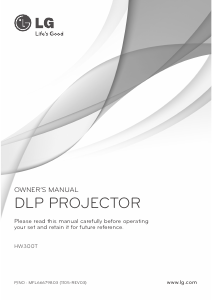 Bruksanvisning LG HW300T Projektor
