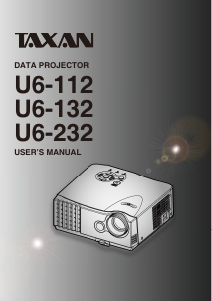 Bruksanvisning TAXAN U6-232 Projektor