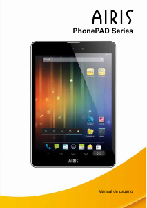 Manual de uso Airis TAB83G PhonePAD 83G Tablet