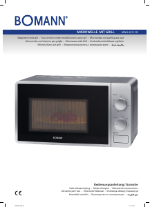 Manual Bomann MWG 6015 CB Microwave